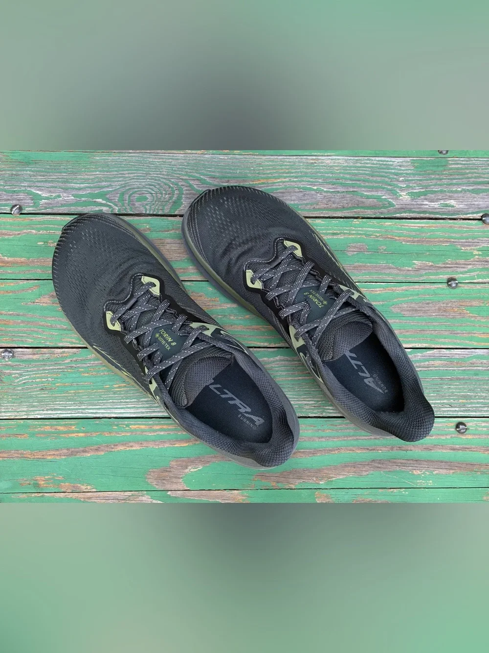 Altra Mens Torin 8 GTX Running Shoes Black/Grey Sz 10 Sneakers